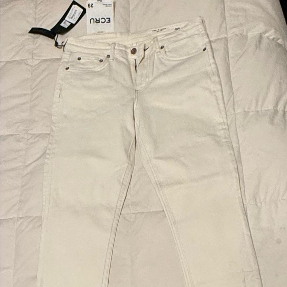 rag & bone Women's Ecru Skinny Jeans